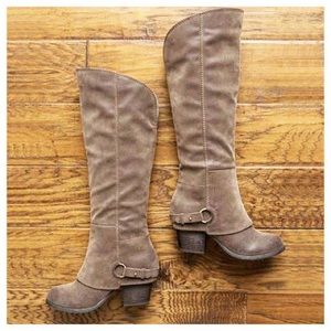 Fergalicious Brown Western Lexy Knee High Boot